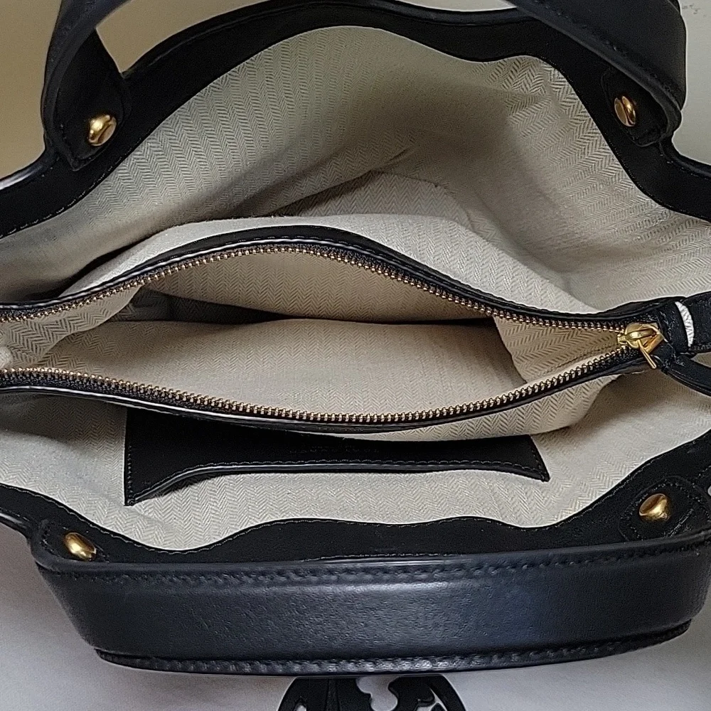 Tory Burch Black Bucket‎ Bag. NWOT